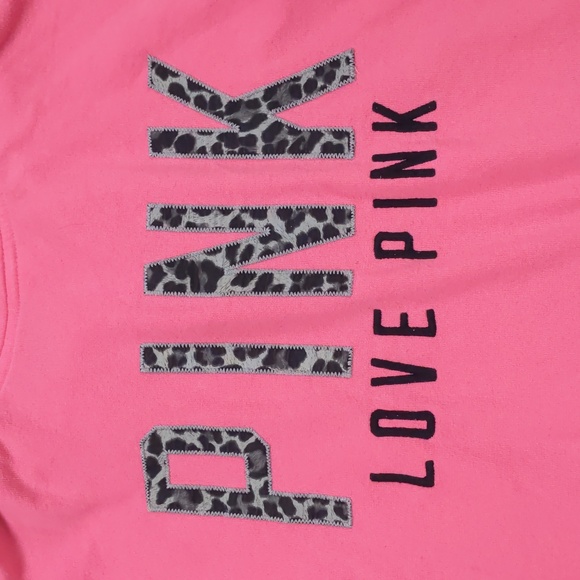 PINK Victoria's Secret Pink Quarter-Zip Sweatshirt - Picture 3 of 3